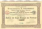 tablissements A. Fauvarque Manufacture Francaise des Cycles & Motocyclettes Jean Thomann S.A.