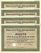 Hansa-Lloyd Werke AG (ohne Überdruck) (15 Stücke)
