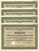 Hansa-Lloyd Werke AG (ohne berdruck) (15 Stcke)