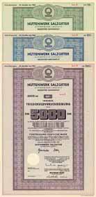 H�ttenwerk Salzgitter AG (3 St�cke)