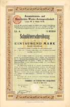 Accumulatoren- und Electricit�ts-Werke AG vormals W. A. Boese & Co.