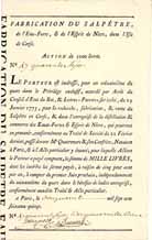 Fabrication du Salptre,
de leau-Forte, & de lEsprit de Nitre, dans lsle de Corse