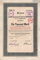 AG Elektricit�tswerke (vorm. O. L. Kummer & Co.)