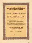 Fabrik isolirter Dr�hte zu elektrischen Zwecken (vormals C.J. Vogel Telegraphen-Fabrik) AG