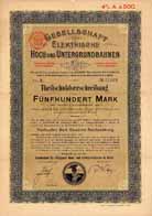 Gesellschaft f�r elektrische Hoch- und Untergrundbahnen