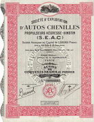 Soc. dExploitation d'Autos Chenilles Propulseurs Kgresse-Hinstin (S.E.A.C.) S.A.