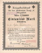 Kriegskreditbank für das Fürstentum Reuß j.L. AG