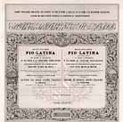 Soc. priv. Pio-Latina de Chemins de Fer de Rome a Frascati et de Rome a la Frontire Napolitaine