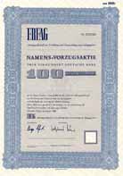ERFAG AG zur Errichtung und Finanzierung von Anlagegtern