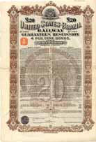 United States of Brazil Railway Guarantees Rescission 4 % Bonds 1902