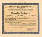 Karl Schmidt Bankgeschft