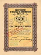 AG f�r Verwertung von Kartoffelfabrikaten