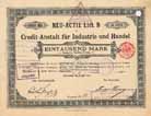 Credit-Anstalt fr Industrie und Handel