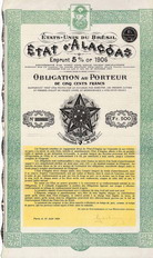 État d’Alagoas Emprunt 5 % Or 1906